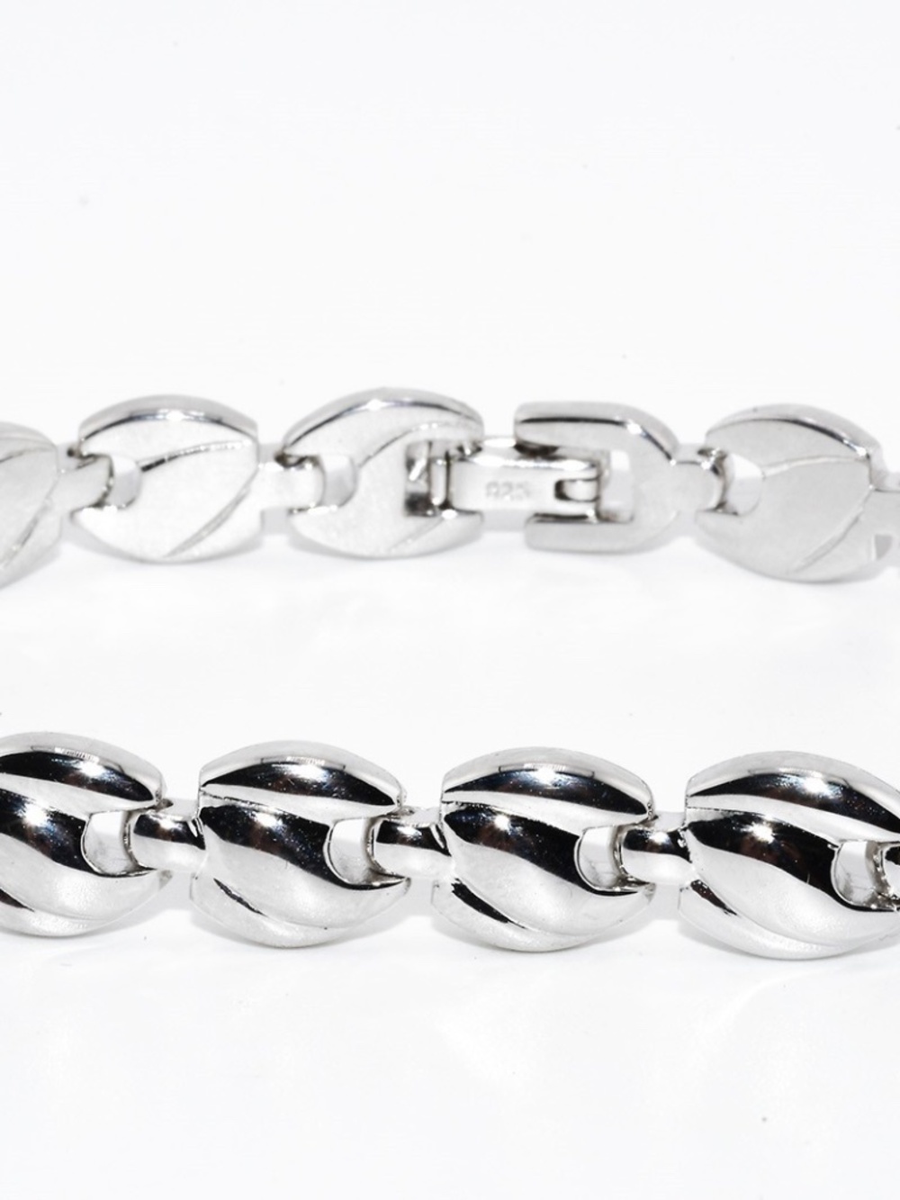US$395 .925 Sterling Silver "Scallops" Bracelet